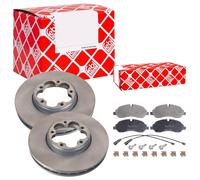 Febi BILSTEIN Dischi Freno Anteriori Ventilati + Pastiglie per Ford Transit Fy