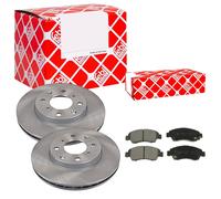 Febi BILSTEIN Dischi Freno Anteriori Ventilati + Pastiglie per Honda Jazz II