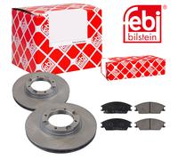 Febi BILSTEIN Dischi Freno Anteriori Ventilati + Pastiglie per Hyundai Accent I