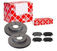 Febi BILSTEIN Dischi Freno Anteriori Ventilati + Pastiglie per Hyundai i30 Coupe