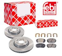 Febi BILSTEIN Dischi Freno Anteriori Ventilati + Pastiglie per Hyundai Kona Kia