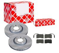 Febi BILSTEIN Dischi Freno Anteriori Ventilati + Pastiglie per Jeep Compass