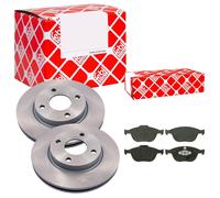 Febi BILSTEIN Dischi Freno Anteriori Ventilati + Pastiglie per Mazda 2 Ford Dy