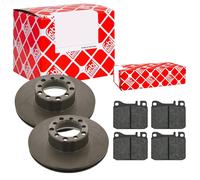 Febi BILSTEIN Dischi Freno Anteriori Ventilati + Pastiglie per Mercedes W126