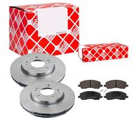 Febi BILSTEIN Dischi Freno Anteriori Ventilati + Pastiglie per Mitsubishi Cu W