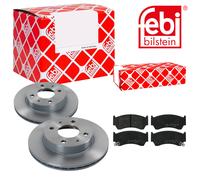 Febi BILSTEIN Dischi Freno Anteriori Ventilati + Pastiglie per Nissan Almera I
