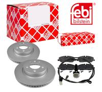 Febi BILSTEIN Dischi Freno Anteriori Ventilati + Pastiglie per Paese Rover Gamma