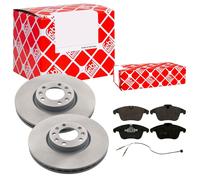 Febi BILSTEIN Dischi Freno Anteriori Ventilati + Pastiglie per Peugeot 508 Sw Io