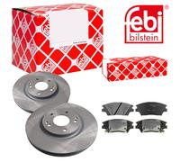Febi BILSTEIN Dischi Freno Anteriori Ventilati + Pastiglie per Ssangyong Tivoli