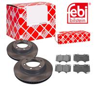 Febi BILSTEIN Dischi Freno Anteriori Ventilati + Pastiglie per Toyota Hilux