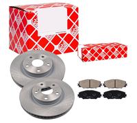 Febi BILSTEIN Dischi Freno Anteriori Ventilati + Pastiglie per Toyota Prius Plus