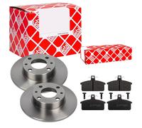 Febi BILSTEIN Dischi Freno Pieno Frontale + Pastiglie per Lancia Delta I 831AB0