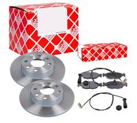 Febi BILSTEIN Dischi Freno Pieno Frontale + Pastiglie per Opel Astra F Cc 53