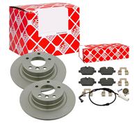 Febi BILSTEIN Dischi Freno Pieno Posteriore + Pastiglie per BMW 1er 3er E81 E90