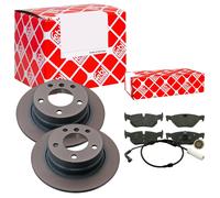 Febi BILSTEIN Dischi Freno Pieno Posteriore + Pastiglie per BMW 1er 3er Tour
