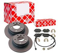 Febi BILSTEIN Dischi Freno Pieno Posteriore + Pastiglie per BMW 1er 3er Touring