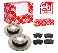 Febi BILSTEIN Dischi Freno Pieno Posteriore + Pastiglie per Honda Accord VII CL