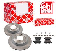 Febi BILSTEIN Dischi Freno Pieno Posteriore + Pastiglie per Hyundai Kona i30