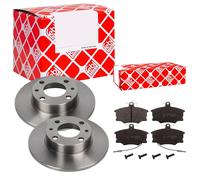 Febi BILSTEIN Dischi Freno Pieno Posteriore + Pastiglie per Lancia Delta I