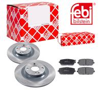 Febi BILSTEIN Dischi Freno Pieno Posteriore + Pastiglie per Mazda MX-5 IV Fiat