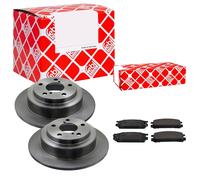 Febi BILSTEIN Dischi Freno Pieno Posteriore + Pastiglie per Subaru Legacy II Bg