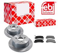 Febi BILSTEIN Dischi Freno Pieno Posteriore + Pastiglie per Toyota Alanlong ST20