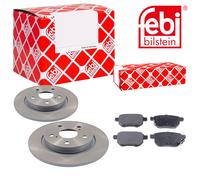 Febi BILSTEIN Dischi Freno Pieno Posteriore + Pastiglie per Toyota Auris Wagon