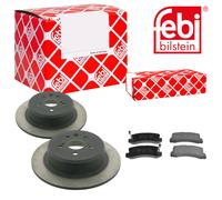Febi BILSTEIN Dischi Freno Pieno Posteriore + Pastiglie per Toyota Avensis T22