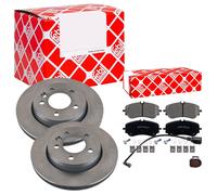 FEBI BILSTEIN Dischi Freno Ventilati Posteriori + Pastiglie per VW Crafter
