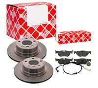 Febi BILSTEIN Dischi Freno Ventilato Posteriore + Pastiglie per BMW 1er