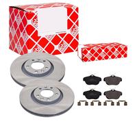 Febi BILSTEIN Dischi Freno Ventilato Posteriore + Pastiglie per Citroën C6 Td
