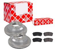 Febi BILSTEIN Dischi Freno Ventilato Posteriore + Pastiglie per Hyundai H-1 Tq