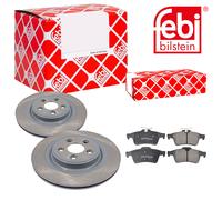Febi BILSTEIN Dischi Freno Ventilato Posteriore + Pastiglie per JAGUAR S-TYPE XF