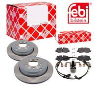 Febi BILSTEIN Dischi Freno Ventilato Posteriore + Pastiglie per Land Rover L319