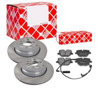 Febi BILSTEIN Dischi Freno Ventilato Posteriore + Pastiglie per Land Rover Range