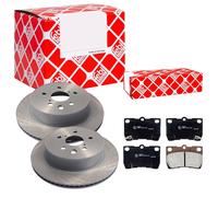 Febi BILSTEIN Dischi Freno Ventilato Posteriore + Pastiglie per Lexus Is II GS