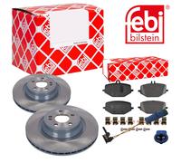 Febi BILSTEIN Dischi Freno Ventilato Posteriore + Pastiglie per Mercedes Gle