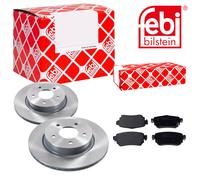 Febi BILSTEIN Dischi Freno Ventilato Posteriore + Pastiglie per Nissan Leaf ZE1