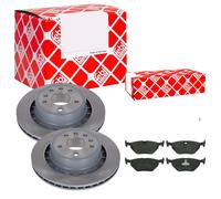 Febi BILSTEIN Dischi Freno Ventilato Posteriore + Pastiglie per Saab 9-5 Kombi