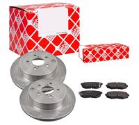 Febi BILSTEIN Dischi Freno Ventilato Posteriore + Pastiglie per Subaru Forester