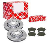 Febi BILSTEIN Dischi Freno Ventilato Posteriore + Pastiglie per VW Phaeton Audi