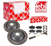 Febi BILSTEIN Dischi Ventilato Posteriore + Pastiglie Freno per Mercedes 166