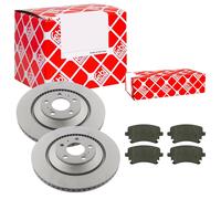 Febi BILSTEIN Dischi Ventilato Posteriore + Pastiglie Freno per VW Phaeton