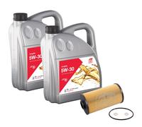 Febi BILSTEIN Filtro Olio 10L Longlife 5W-30 per BMW 7er E38 740i Il 750i E32