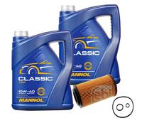 FEBI BILSTEIN Filtro Olio 10L MANNOL Classic 10W-40 Per Mercedes-Benz E-Klasse