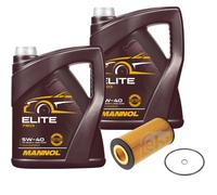 FEBI BILSTEIN Filtro Olio 10L MANNOL Elite 5W-40 Per Audi A8 4E2 4E8 4.2 Quattro