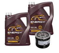 FEBI BILSTEIN Filtro Olio 10L MANNOL Energy 5W-30 Per Nissan Micra IV K13 1.2