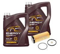 Febi BILSTEIN Filtro Olio 10L mannol Energy Combi Ll 5W-30 per BMW X5 E70