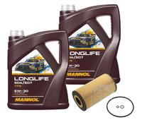 Febi BILSTEIN Filtro Olio 10L mannol Longlife 504/507 5W-30 per Mercedes-Benz