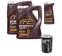 Febi Bilstein Filtro Olio 11L Mannol Energy Combi LL 5W-30 Per Mitsubishi Pajero